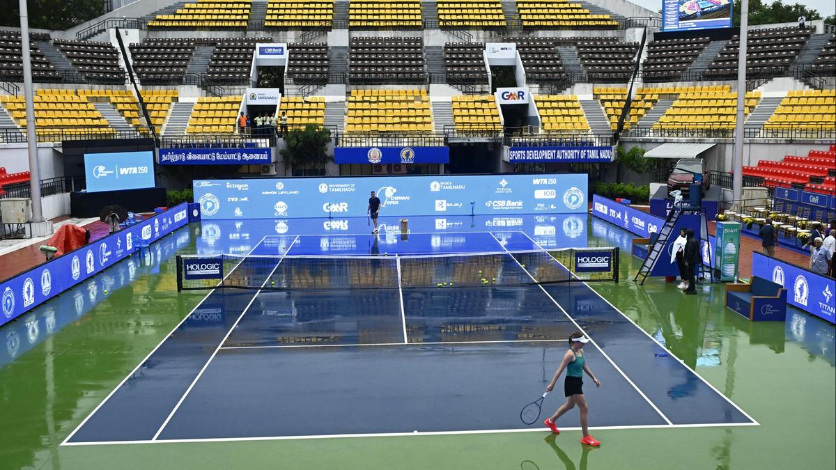 First day of WTA Chennai Open main draw called off due to inclement weather