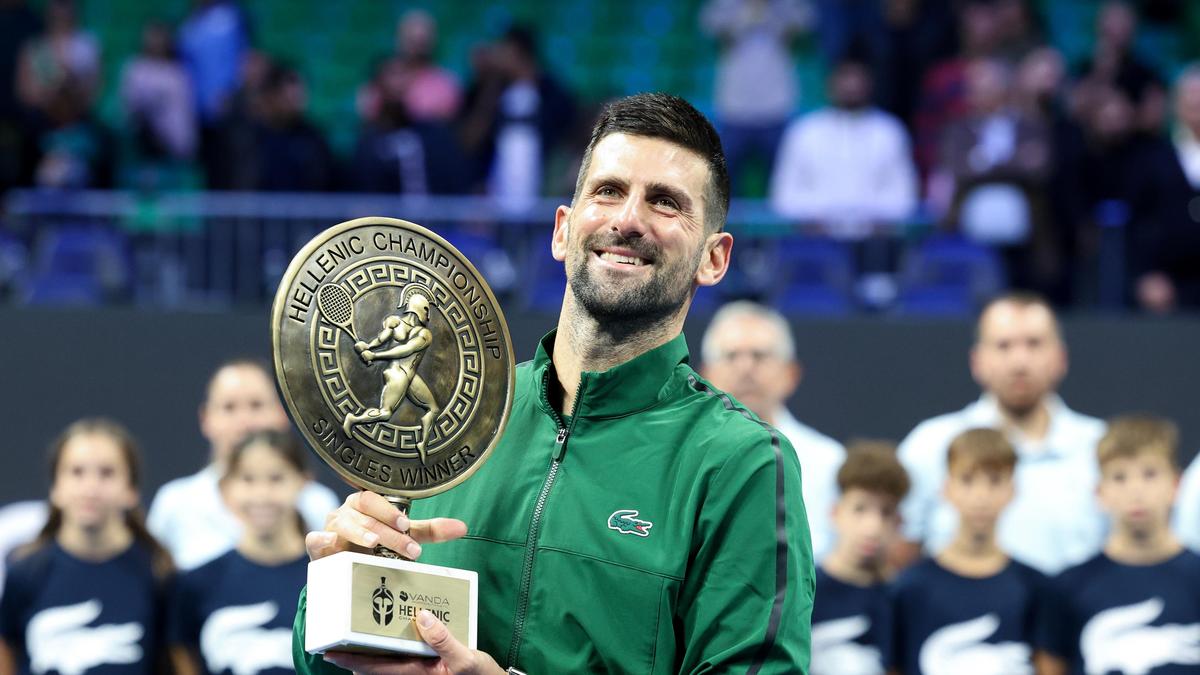 Djokovic wins 101st title after beating Musetti in Hellenic Championship final