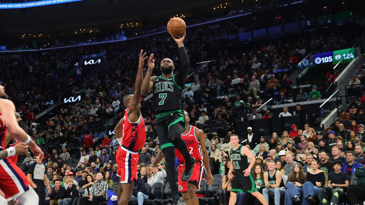 NBA roundup: Jaylen Brown pours in 50 points as Celtics routs Clippers