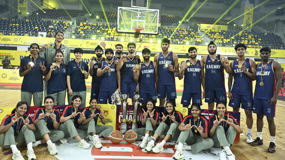 Basketball nationals: Indian Railways dominates as it clinches both men’s and women’s titles