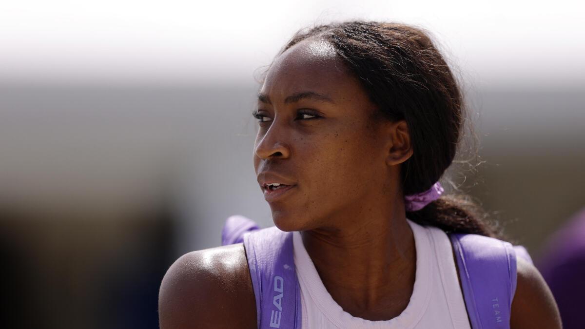 Coco Gauff brought to tears by interaction with anti-doping tester