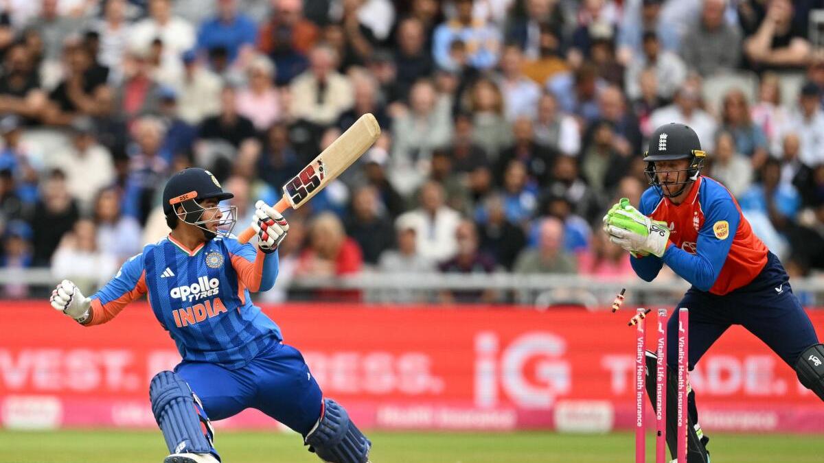 IND v ENG 2nd T20I: Vaibhav Sooryavanshi falls for 14 off 10 in debut match